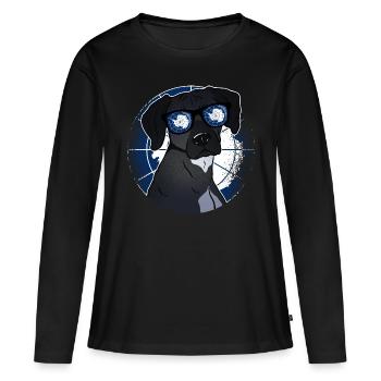 Antarctique - T-shirt manches longues Premium bio Femme - noir - Devant - Julia (174cm)