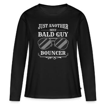Fête de la profession du service de sécurité - T-shirt manches longues Premium bio Femme - noir - Devant - Julia (174cm)