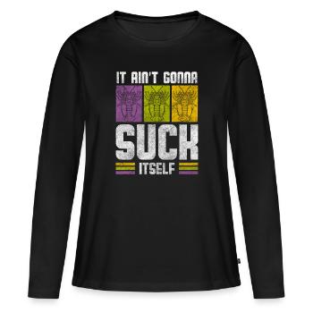 Carnival Celebration Jesters Event - Women's Premium Organic Long Sleeve Shirt - black - Front - Julia (174cm)