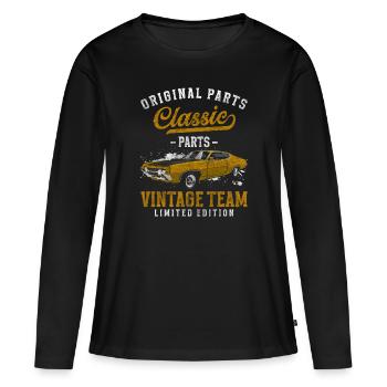 Car Care Lover Legend - Women's Premium Organic Long Sleeve Shirt - black - Front - Julia (174cm)