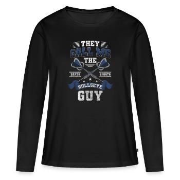 Fléchettes Arrow Target Sports Homme - T-shirt manches longues Premium bio Femme - noir - Devant - Julia (174cm)