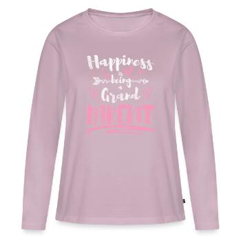 Grandma Offspring Dear Grandmother - Women's Premium Organic Long Sleeve Shirt - dusky pink - Front - Julia (174cm)