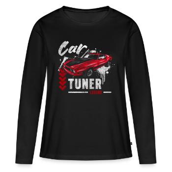 Tuning Mechanic Contest - Women's Premium Organic Long Sleeve Shirt - black - Front - Julia (174cm)