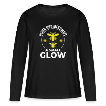 Fireflies Firefly Lightning Bug Insect Collector - Women's Premium Organic Long Sleeve Shirt - black - Front - Julia (174cm)