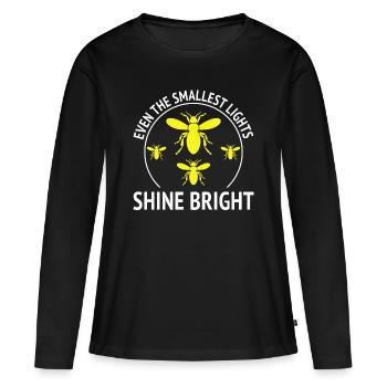 Fireflies Firefly Lightning Bug Insect Collector - Women's Premium Organic Long Sleeve Shirt - black - Front - Julia (174cm)