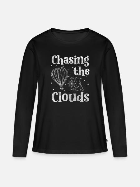 Ballon Hobby - Frauen Premium Bio Langarmshirt - Schwarz