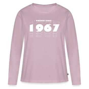 Best of 1967 - Celebrate 58 Years with Vintage - Women's Premium Organic Long Sleeve Shirt - dusky pink - Front - Julia (174cm)