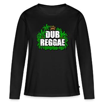 Reggae Dub - Frauen Premium Bio Langarmshirt - Schwarz - Vorne - Julia (174cm)