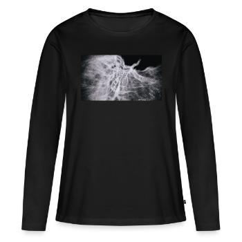 Nocturnal/Lost [Fifth] - Women's Premium Organic Long Sleeve Shirt - black - Front - Julia (174cm)