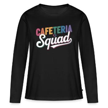 Enjoy together - Women's Premium Organic Long Sleeve Shirt - black - Front - Julia (174cm)