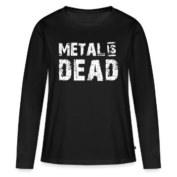 Musik Metal Konzert Metal - Frauen Premium Bio Langarmshirt - Schwarz - Vorne - Julia (174cm)