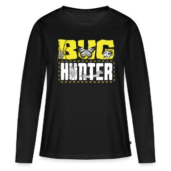 Entomology Entomologist Insects Bugs Bug Hunter - Frauen Premium Bio Langarmshirt - Schwarz - Vorne - Julia (174cm)