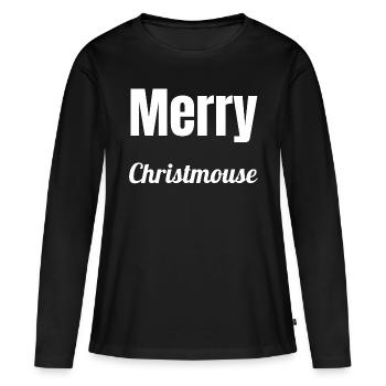 Cadavre Humour Fairy Tail Mouse Cadeau de Noël - T-shirt manches longues Premium bio Femme - noir - Devant - Julia (174cm)