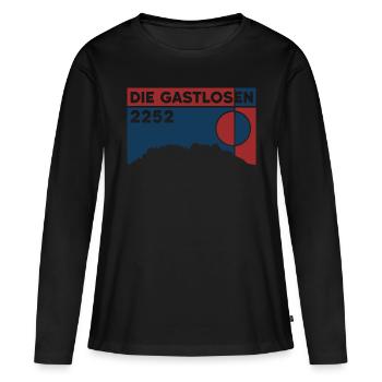 The Gastlosen Mountain Tour Climbing Hike - Women's Premium Organic Long Sleeve Shirt - black - Front - Julia (174cm)