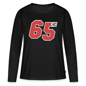 Fourgon - T-shirt manches longues Premium bio Femme - noir - Devant - Julia (174cm)