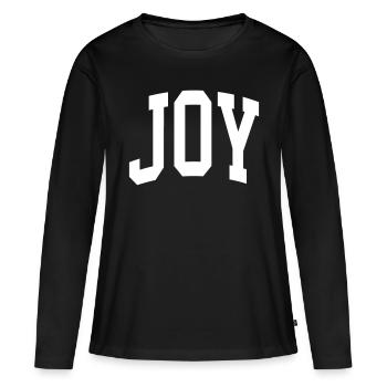 Joie - T-shirt manches longues Premium bio Femme - noir - Devant - Julia (174cm)