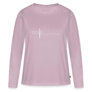 Stuttgart - Frauen Premium Bio Langarmshirt - Altrosa - Vorne - Julia (174cm)