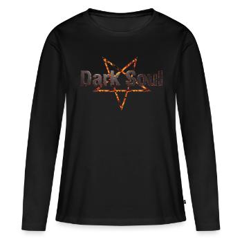 Dark Soul - Frauen Premium Bio Langarmshirt - Schwarz - Vorne - Julia (174cm)