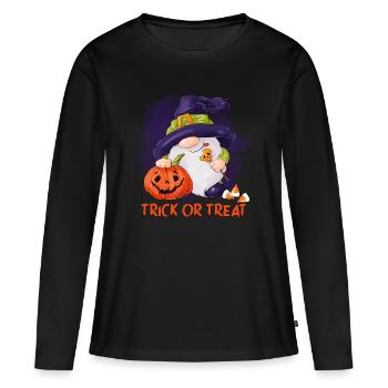 Halloween Elves - Women's Premium Organic Long Sleeve Shirt - black - Front - Julia (174cm)