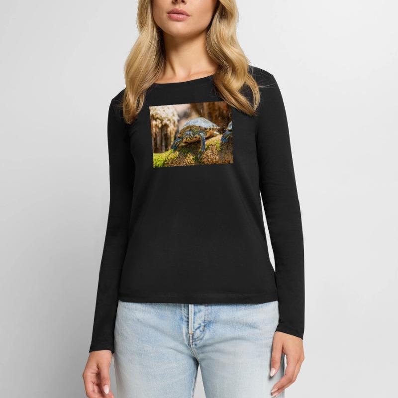 Trachemys scripta scripta scripta T-shirt manches longues Premium bio Femme