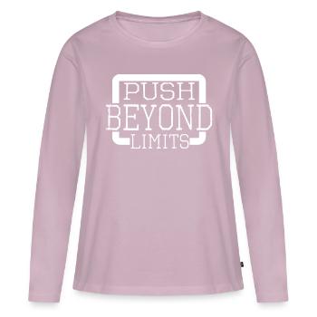 techniques birthday present idea - Frauen Premium Bio Langarmshirt - Altrosa - Vorne - Julia (174cm)