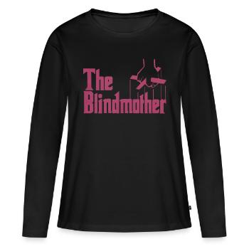 La mère aveugle - T-shirt manches longues Premium bio Femme - noir - Devant - Julia (174cm)