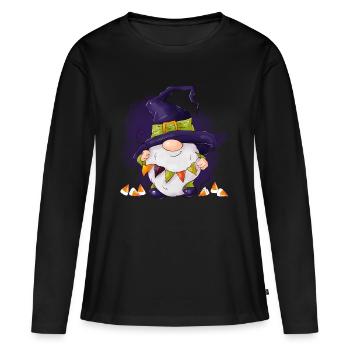 Halloween Elves - Women's Premium Organic Long Sleeve Shirt - black - Front - Julia (174cm)