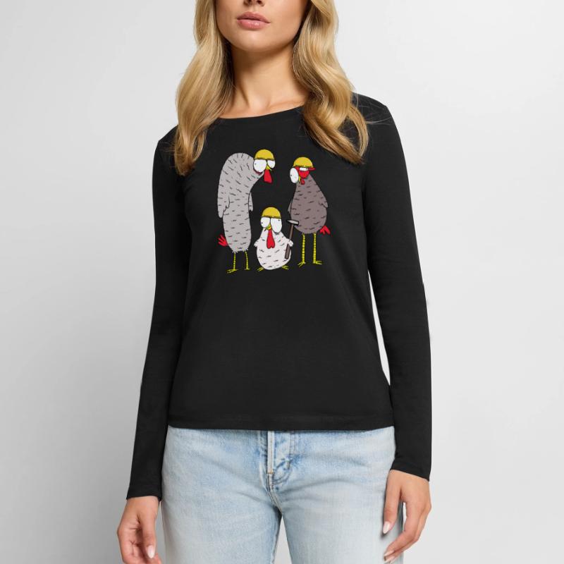 Construction Site Construction Client Deployment Team Hammer Women's Premium Organic Long Sleeve Shirt