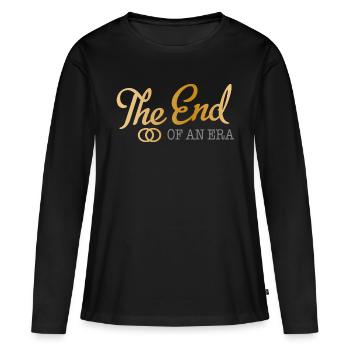 Enterrement de vie de gar - T-shirt manches longues Premium bio Femme - noir - Devant - Julia (174cm)