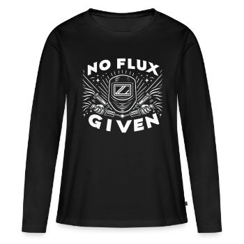 pas de flux donné 8 - T-shirt manches longues Premium bio Femme - noir - Devant - Julia (174cm)