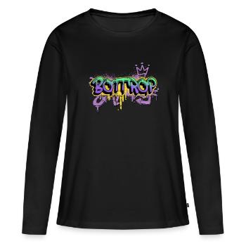 Bottrop Allemagne City Graffiti Spray SprayEr - T-shirt manches longues Premium bio Femme - noir - Devant - Julia (174cm)