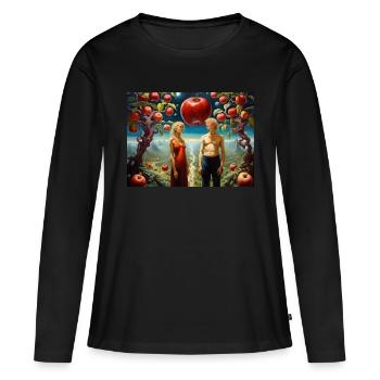 Paradise Lost #3 - Women's Premium Organic Long Sleeve Shirt - black - Front - Julia (174cm)
