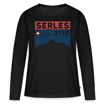 Serles Hike Innsbruck High Altar of Tyrol - Women's Premium Organic Long Sleeve Shirt - black - Front - Julia (174cm)