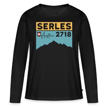 Serles Hike Innsbruck High Altar of Tyrol - Women's Premium Organic Long Sleeve Shirt - black - Front - Julia (174cm)