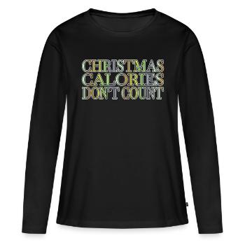 blagues géniales cadeau cadeau cadeau cadeau idée - T-shirt manches longues Premium bio Femme - noir - Devant - Julia (174cm)
