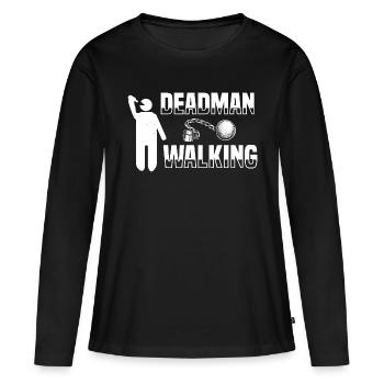 DEAD MAN WALKING 2 - T-shirt manches longues Premium bio Femme - noir - Devant - Julia (174cm)