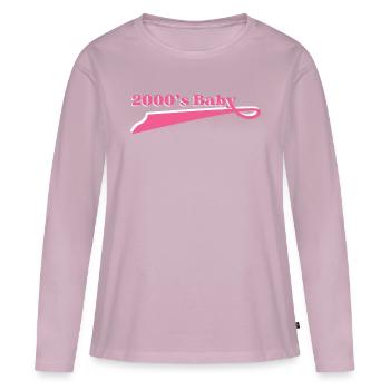 Year 2000 baby - Women's Premium Organic Long Sleeve Shirt - dusky pink - Front - Julia (174cm)
