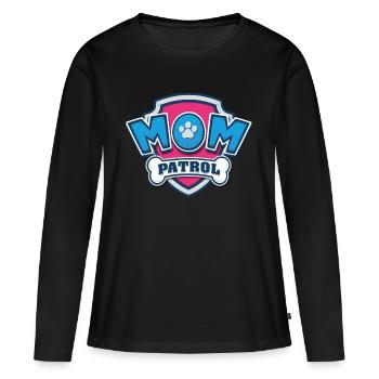PAW Patrol La Pat' Patrouille Mom Patrol Maman - T-shirt manches longues Premium bio Femme - noir - Devant - Julia (174cm)