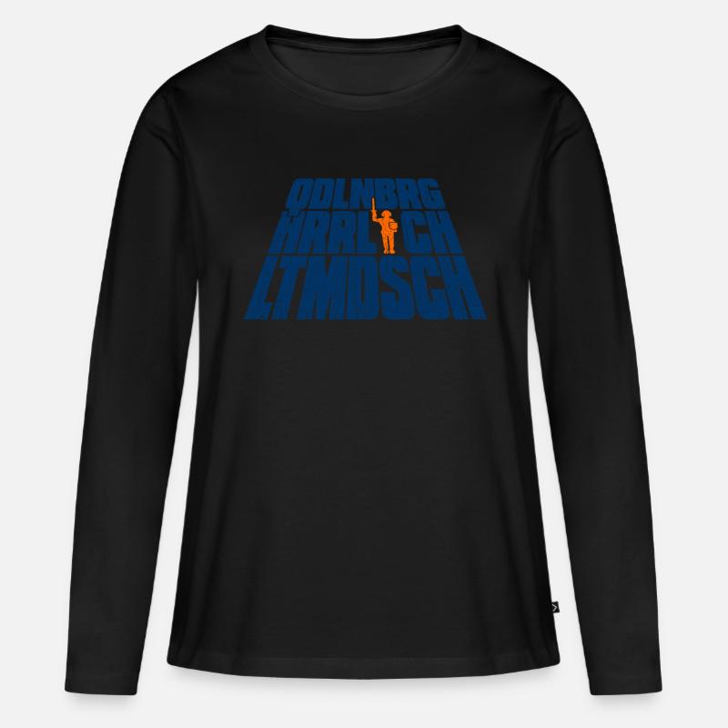 Quedlinburg (Wonderfully Old-Fashioned Edition) - Women's Premium Organic Long Sleeve Shirt - black