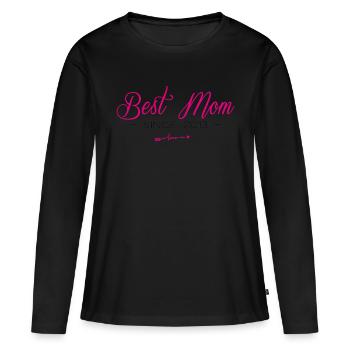 Best Mom since 2013 - Frauen Premium Bio Langarmshirt - Schwarz - Vorne - Julia (174cm)