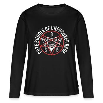 Cute Bundle Of Unfocused Rage - Frauen Premium Bio Langarmshirt - Schwarz - Vorne - Julia (174cm)