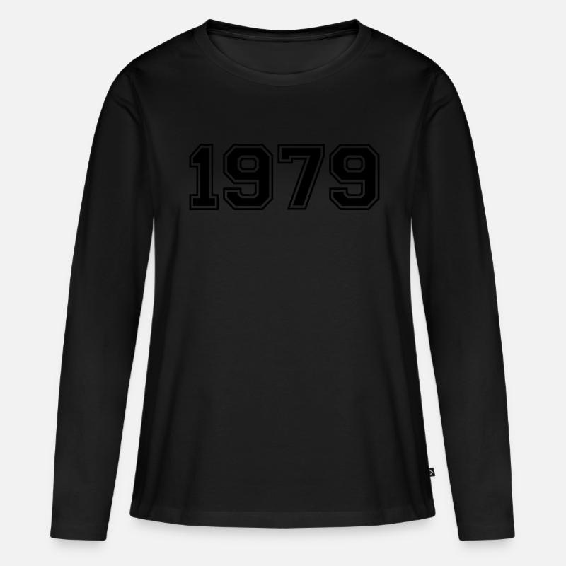 1979 - Women's Premium Organic Long Sleeve Shirt - black