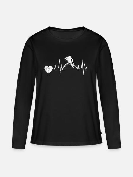 Cycling Cycling Cycling Cyclists - Women's Premium Organic Long Sleeve Shirt - black