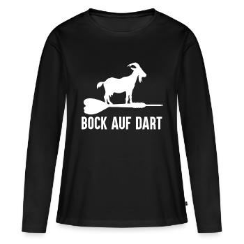 Bock Auf Dart - Fléchettes Spruch Dart Spieler - T-shirt manches longues Premium bio Femme - noir - Devant - Julia (174cm)