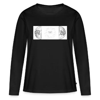 Spiritual - Women's Premium Organic Long Sleeve Shirt - black - Front - Julia (174cm)