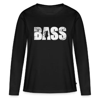 basse - T-shirt manches longues Premium bio Femme - noir - Devant - Julia (174cm)