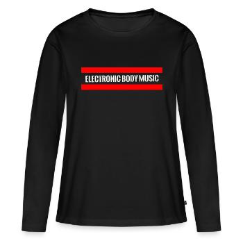 Electronic Body Music - Women's Premium Organic Long Sleeve Shirt - black - Front - Julia (174cm)