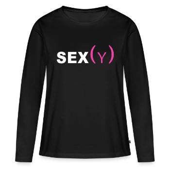 Sexy - Frauen Premium Bio Langarmshirt - Schwarz - Vorne - Julia (174cm)