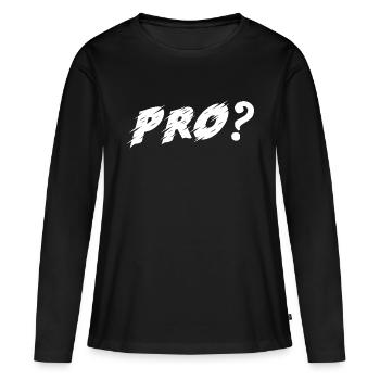 Game Gaming PC - Frauen Premium Bio Langarmshirt - Schwarz - Vorne - Julia (174cm)