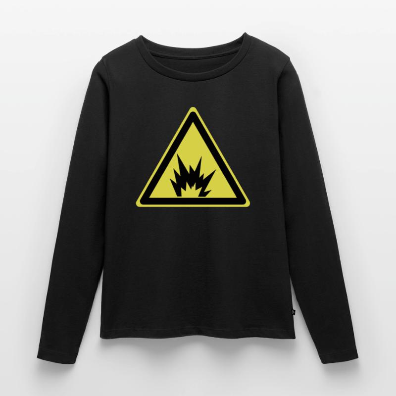 Attention Explosive Women's Premium Organic Long Sleeve Shirt